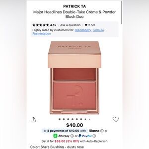 Patrick Ta Blush Duo